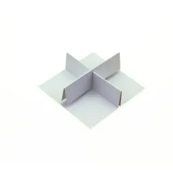 4 Choc Criss Cross Dividers; White